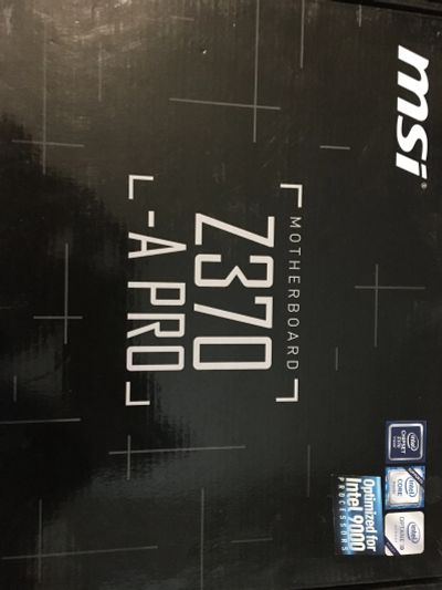 Лот: 22693876. Фото: 1. Материнская плата msi z370-a pro. Материнские платы