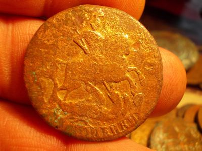 Лот: 15582963. Фото: 1. Неплохие 2 копейки 1758 года. Россия до 1917 года
