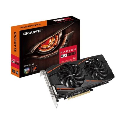 Лот: 9798520. Фото: 1. Видеокарта Radeon RX 580 Gigabyte... Видеокарты