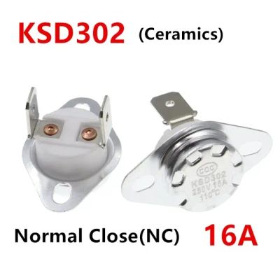 Лот: 22492102. Фото: 1. Термостат KSD302 145°C, NC, 16A... Запчасти, комплектующие для мелкой бытовой техники