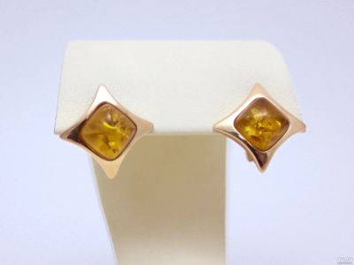 Лот: 12745094. Фото: 1. ЗОЛОТЫЕ СЕРЬГИ 7,00 ГРАММ. Серьги, каффы