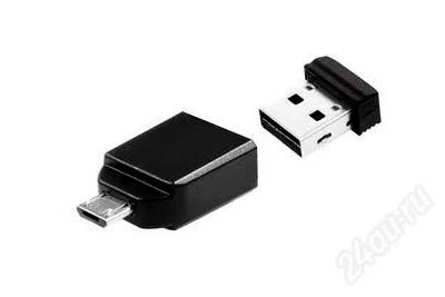 Лот: 3796470. Фото: 1. Флешка USB 16 ГБ Verbatim NANO... USB-флеш карты