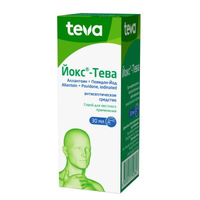 Лот: 23715581. Фото: 1. Йокс-Тева спрей для мест. прим... Лекарства