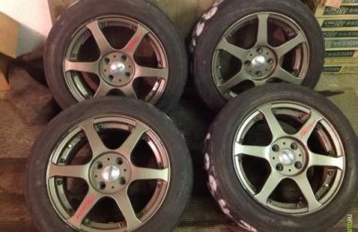 Лот: 3598255. Фото: 1. Японская ковка 5ZIGEN r15 4*100... Шины на дисках