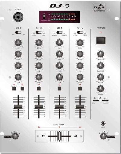 Лот: 4549404. Фото: 1. DAS AUDIO DJ-9 - пульт для диджея... DJ-оборудование