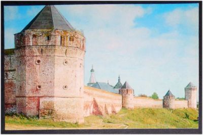 Лот: 7926040. Фото: 1. Открытка Суздаль. Крепостные стены... Открытки, конверты