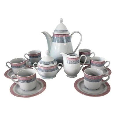 Лот: 25710084. Фото: 1. Кофейный сервиз Thun 1794 "Яна... Кружки, стаканы, бокалы