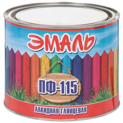 Лот: 24087352. Фото: 1. Эмаль Zabor, ПФ-115, алкидная... Краски, лаки, растворитель