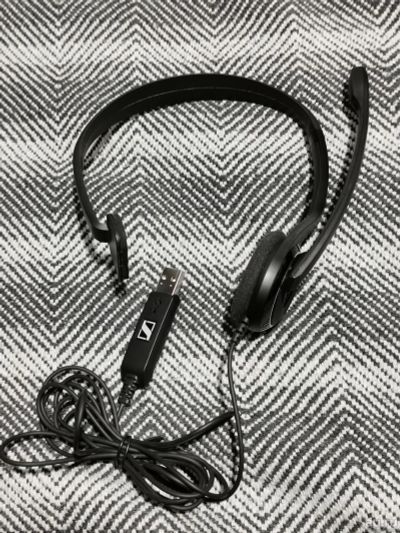 Лот: 18140982. Фото: 1. Гарнитура Sennheiser PC 7 USB... Наушники, гарнитуры