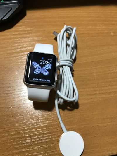 Лот: 11588788. Фото: 1. Apple watch 38ММ. Смарт-часы, фитнес-браслеты, аксессуары