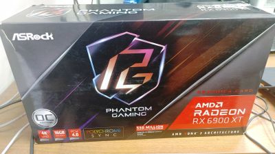 Лот: 23310427. Фото: 1. Видеокарта RX 6900 XT 16 GB Phantom... Видеокарты
