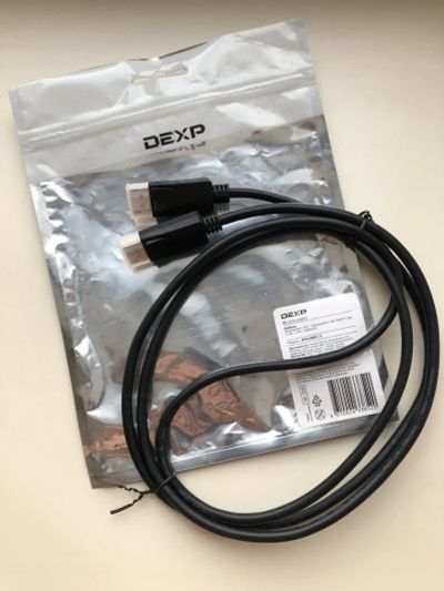 Лот: 25412252. Фото: 1. Кабель DisplayPort - DisplayPort... Шлейфы, кабели, переходники