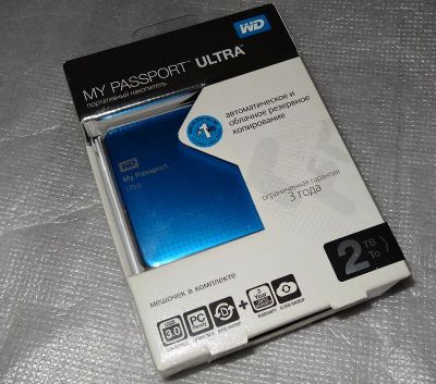 Лот: 6593578. Фото: 1. 2.5" Внешний HDD WD My Passport... Внешние жесткие диски