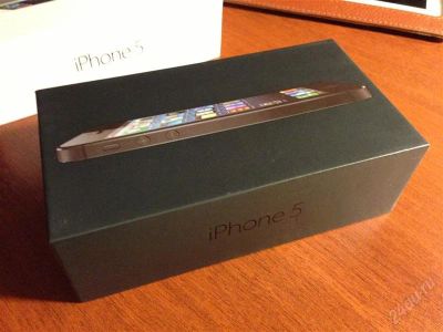 Лот: 2642087. Фото: 1. Коробка для iPhone 5 16GB [Black... Коробки, инструкции