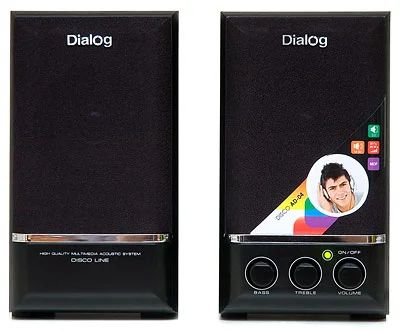 Лот: 4917908. Фото: 1. Акустические колонки Dialog AD-04... Акустические системы