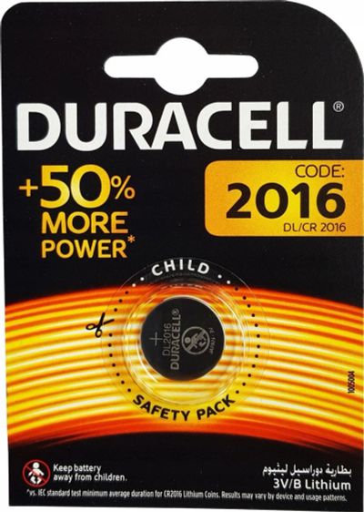 Лот: 17756703. Фото: 1. Батарейка Duracell DL/CR 2016... Электроприборы для автомобиля