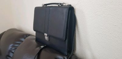 Лот: 12158348. Фото: 1. Кожаный портфель "Petek". Портфели, ранцы