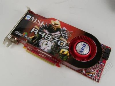 Лот: 449452. Фото: 1. Видеокарта MSI Radeon HD 4870... Видеокарты