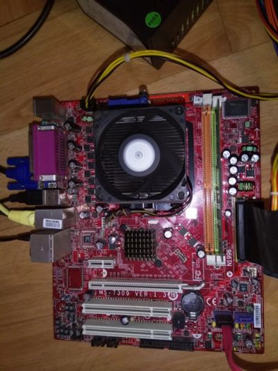 Лот: 15336694. Фото: 1. Материнская плата MSI K9N6PGM2-V... Материнские платы