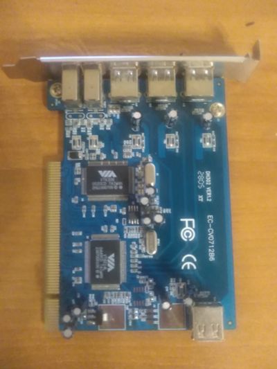 Лот: 18737035. Фото: 1. Адаптер DH302 v. 1.2 usb*3 fireware... USB хабы