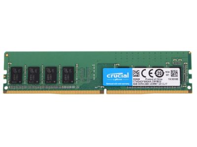 Лот: 12538017. Фото: 1. Модуль памяти DDR4 Crucial (CT4G4DFS824A... Оперативная память