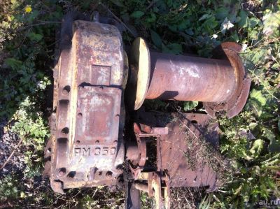 Лот: 8246299. Фото: 1. Редуктор РМ-350 с барабаном. Лебедка... Промышленное