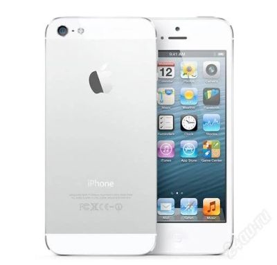 Лот: 2550965. Фото: 1. apple iphone 5 16 gb white (белый... Смартфоны