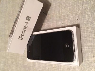 Лот: 3745443. Фото: 1. iPhone 4S 16gb black. Смартфоны
