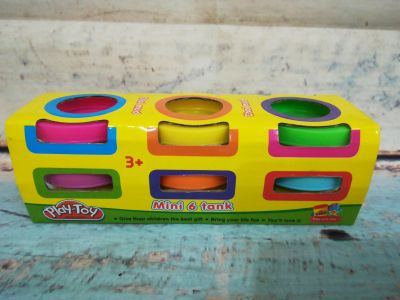 Лот: 14367669. Фото: 1. Пластилин Play-toy 6шт. Развивающие