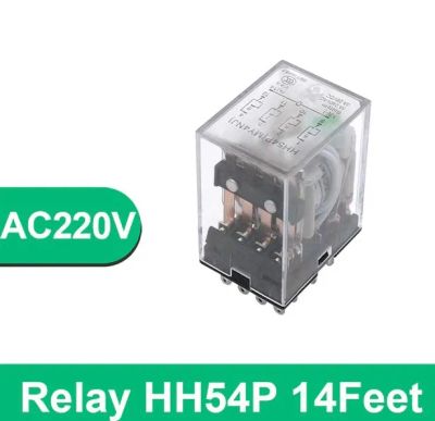 Лот: 20024943. Фото: 1. реле промежуточное HH54P AC220V. Реле, тумблеры, переключатели