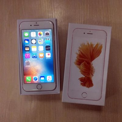 Лот: 8742275. Фото: 1. iPhone 6S 128Gb Rose Gold Б/У. Смартфоны