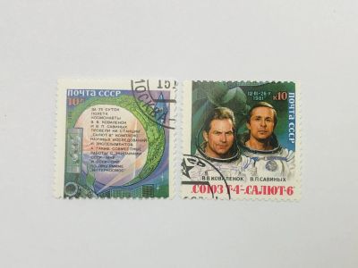 Лот: 23315824. Фото: 1. Исследования на орбитальном комплексе... Марки