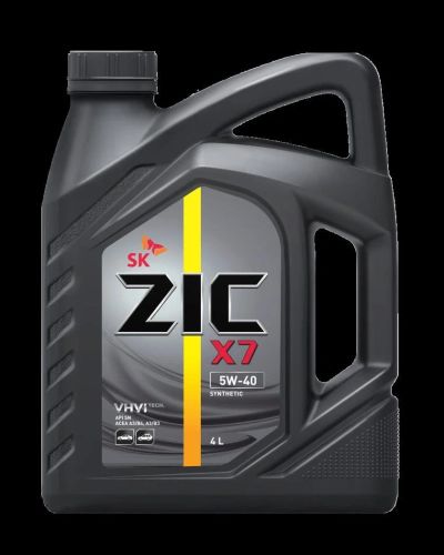 Лот: 10326014. Фото: 1. ZIC X7 5W40 SN 4 литра. Масла, жидкости