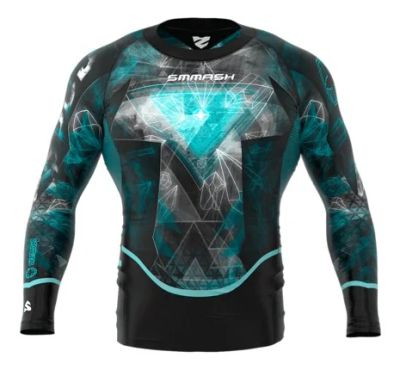 Лот: 9933292. Фото: 1. Рашгард Compression Top Man Galaxy... Одежда для боевых искусств