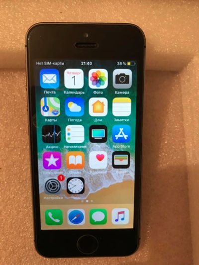 Лот: 10976462. Фото: 1. iPhone 5s 16gb space gray. Смартфоны