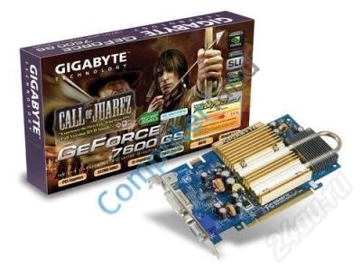 Лот: 379552. Фото: 1. gigabyte geforce 7600 gs 400 mhz... Видеокарты