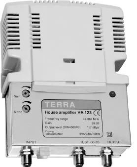 Лот: 5274973. Фото: 1. Усилитель антенный Terra HA123. Другое (тв и видео)