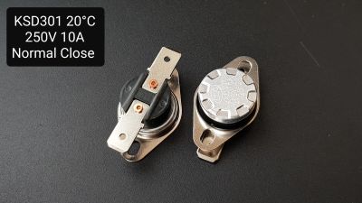 Лот: 18604779. Фото: 1. Термостат KSD301 , 20°C , Градусов... Реле, тумблеры, переключатели