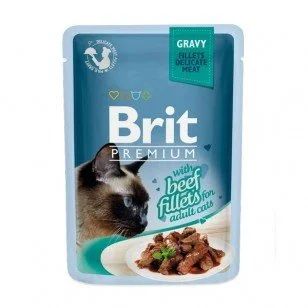 Лот: 11078187. Фото: 1. Консервы Brit Premium ПАУЧ для... Корма