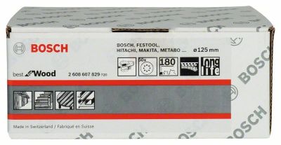 Лот: 7380041. Фото: 1. Шлифкруг bosch липучка d 125 P80. Расходные материалы, сменные насадки