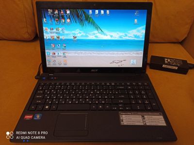 Лот: 17282536. Фото: 1. acer aspire 5552G, не держит заряд... Ноутбуки
