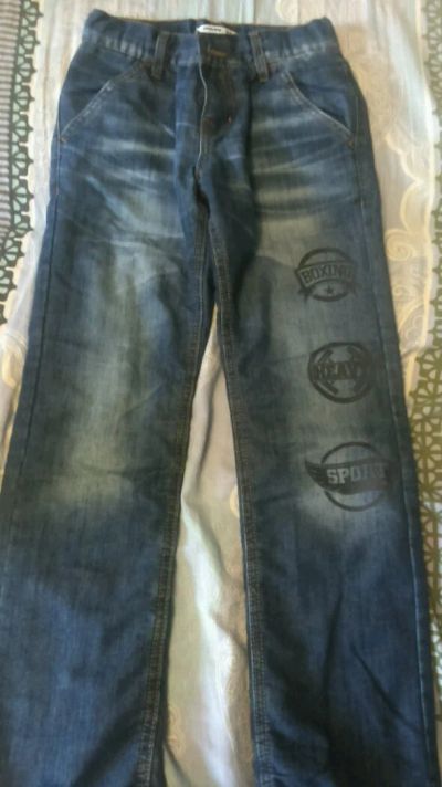 Лот: 11862923. Фото: 1. Джинсы на флисе. Брюки, шорты, джинсы