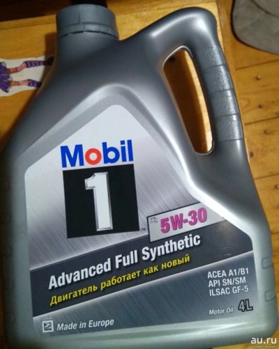 Лот: 13275510. Фото: 1. Mobil 1 5w30 Advanced full synthetic. Масла, жидкости