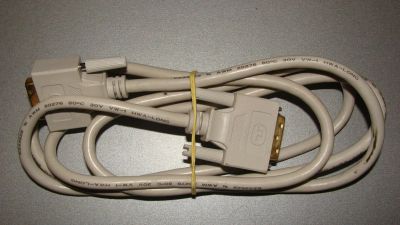 Лот: 5315071. Фото: 1. Кабель DVI - DVI, длина 1,8 метра. Шлейфы, кабели, переходники