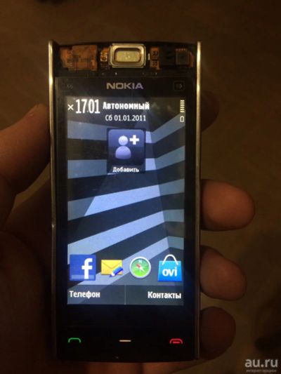 Лот: 13301770. Фото: 1. Nokia x6-00. Работает, батарея... Смартфоны