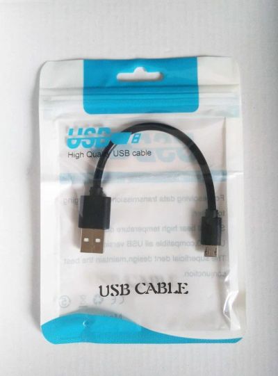 Лот: 9890662. Фото: 1. Супер короткий USB micro USB кабель... Дата-кабели, переходники