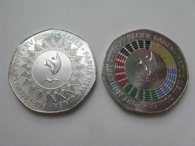 Лот: 7323390. Фото: 1. Папуа Новая Гвинея 2 монеты 50... Австралия и Океания