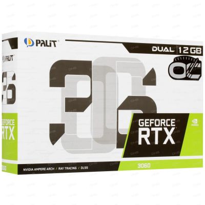 Лот: 17277138. Фото: 1. Palit GeForce RTX 3060 DUAL OC. Видеокарты