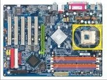Лот: 725682. Фото: 1. Gigabyte GA-8IPE1000-G (5 PCI... Материнские платы
