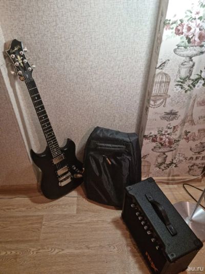 Лот: 18554335. Фото: 1. гитара hagstrom f200 + бассгитара... Гитары